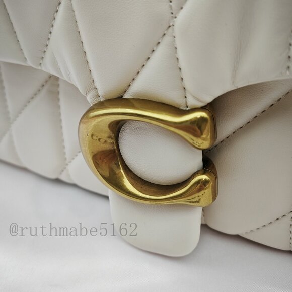 tabby Coach shoulder bag 26 with quilting - Picture 6 of 16